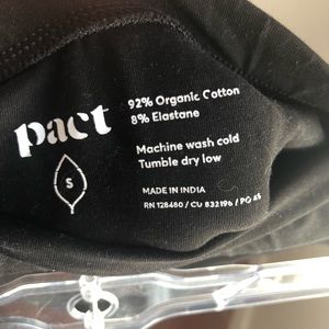 Pact maternity overbelly leggings 100% cotton